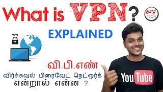 (தமிழ் ) What is VPN (வி.பி.எண்) ? Explained - Tamil Tech