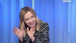 Una grandissima Giorgia Meloni a Corriere Tv. Assolutamente da non perdere!