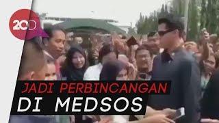 Ramai Video Aksi Paspampres Larang Pose 2 Jari di Depan Jokowi