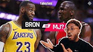 LeBron James VS Michael Jordan | GOAT DEBATE | TikTok Comedy | YABOYSIDD