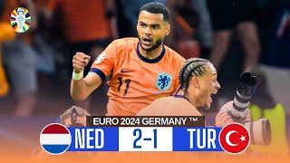 Netherlands vs Turkey 2-1 - All Goals & Highlights - Euro 2024