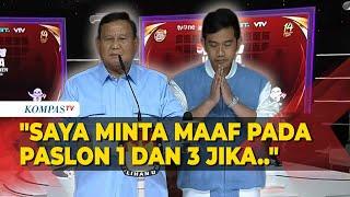 [FULL] Closing Statement Prabowo di Debat Terakhir Capres, Minta Maaf pada Anies-Ganjar