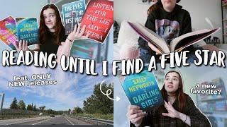 i can't stop reading until i find a FIVE STAR book  [reading vlog feat NEW releases]