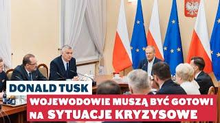 Donald Tusk - Narada z wojewodami w Białymstoku, 11.06.2024