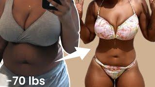 HOW I LOST WEIGHT WITHOUT LOOSE SKIN AND STRETCH MARKS | Down 70 pounds