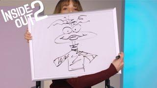 Inside Out 2 (2024) | All Voice Actor/Actress Drawing Of Their Character | FEATURETTE PROMO