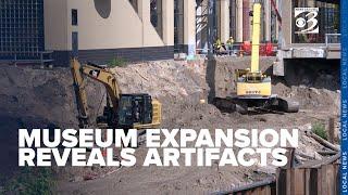 100-year-old industrial artifacts uncovered during Grand Rapids museum expansion