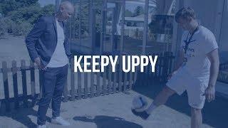 Tennis Stars Showoff Fancy Footwork in Keepy Uppy Challenge