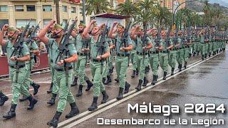 Desembarco de la Legión en Málaga - Semana Santa 2024 #viral #legion #semanasanta