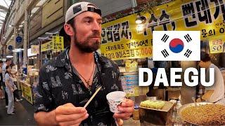 Korean Street Food - Uhh, What Did I Just Eat!?  (Bike Touring Korea Ep#4)