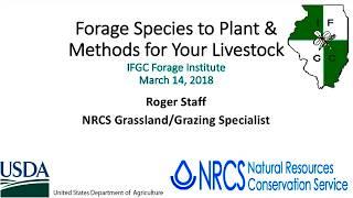 Forage Species and Establishment