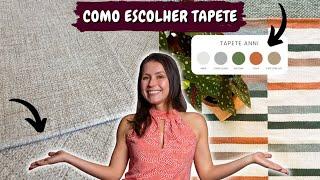 COMO ESCOLHER O TAPETE IDEAL PARA A SUA CASA