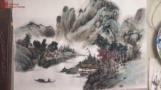 Traditional Chinese Art - Mountains and water