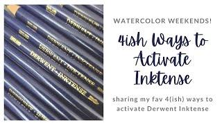 4(ish) Ways to Activate Derwent Inktense | Beginner's Guide to Using Inktense