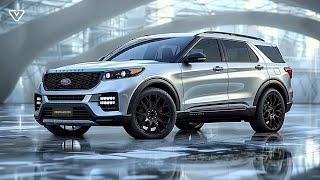 All New 2025 Ford Explorer Unveiled - Updated Face And The Cabin More Spacious