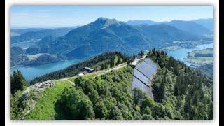 Dank der von der HTB installierten PV-Anlage fährt die erste Seilbahn der Welt mit Sonnenstrom.