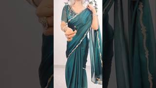 morden saree draping style| day 32 #sareedrapings #drapingsaree #fashion