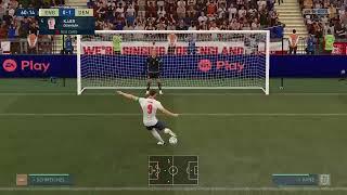 PENALTY Harry Kane GOAL ENGLAND vs DENMARK (EURO 2020) (FIFA 21 Simulation) FOOTBALL 07/07/2021