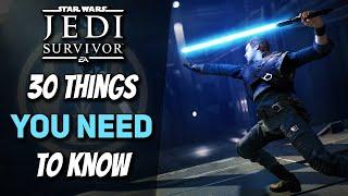 30 Details You NEED TO KNOW About Star Wars Jedi: Survivor!