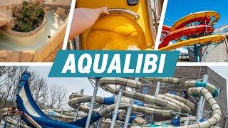 Belgium's LARGEST Water Park: Aqualibi - All Water Slides 2024