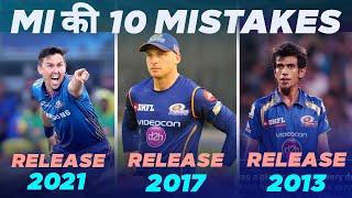 IPL 2025 - List of 10 Big Players Historically Release By MI | Mega Auction | MY Cricket Production