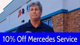 Get 10% off Mercedes service in Rocklin  | Mercedes Service Discount | A&B European Motors