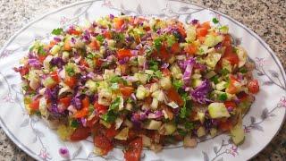 GÖBEK MARUL SALATASİ TARİFİ           #salata#marulsalatası#salatatarifleri