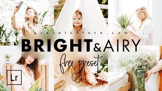 Bright & Airy Preset for Dark Photos Mobile Lightroom DNG | Tutorial | Download Free | Light Preset