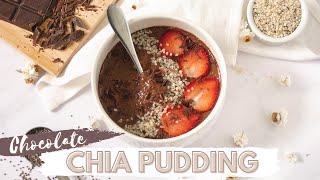 Healthy Chocolate Chia Pudding #Shorts