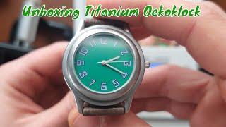 Unboxing  Oekoklock Vintage Retro Titanium Watch ⌚