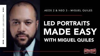 Portraits Made Easy with Miguel Quiles During a 42 Live Event with Adorama and Rotolight with AEOS 2