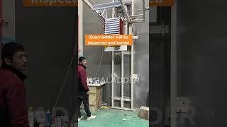 A reliable factory|test and inspect every ladder #atticladder #foldingstairs #factorydirect