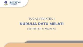 Tugas praktek 1 - 857378048 - Nurulia Ratu Melati