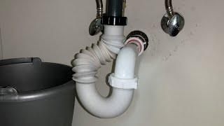 How to Install a Flexible P Trap (Drain Doesn’t Line up)