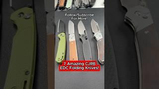 BEST EDC Folding Knives You've Ever Seen?!  CJRB Edition #shorts