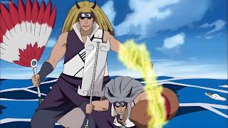 Darui was surprised when he had to confront the brothers Kinkaku and Ginkaku