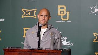 Presser: Aranda & Players Answer Questions after Homecoming Loss to Iowa State | Baylor Football