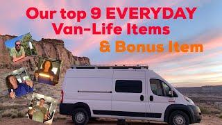 9 Van-life Items We Like & Use Daily + 1 Bonus Item