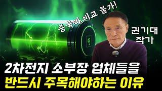 2025년 대한민국 2차전지 산업, 결국 중국은 뒤쳐지고 엄청난 격차가 벌어지게 된다! (권기대 작가 1부)