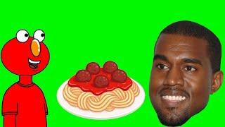 Elmo's Quest To Eat Kanye's Spaghetti