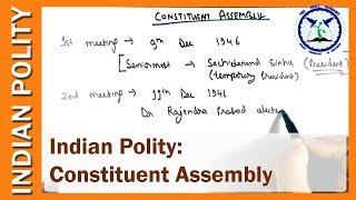 Constituent Assembly of India in Hindi | Indian Polity | SSC CGL  by TVA