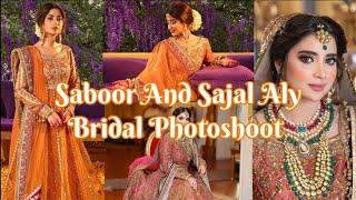 Latest Bridal Photoshoot Saboor and Sajal Aly | PCP (Pakistani Celebrities Photographs)