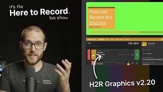  Live - Summer Sale, Slideshow and Progress in H2R Graphics // H2R Live