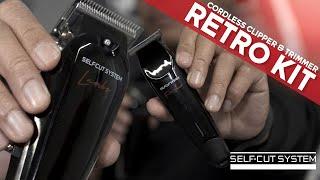 Self Cut System Cordless Clipper & Trimmer Retro Kit