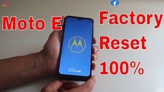DIY How to Hard RESET Factory Reset Motorola Moto E XT2052DL and Step by Step FREE...2021