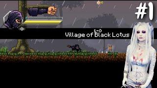 Village of Black Lotus 0-1 Pixel Shinobi Nine demons of Mamoru Chapter 1 Level 1 GamePlay