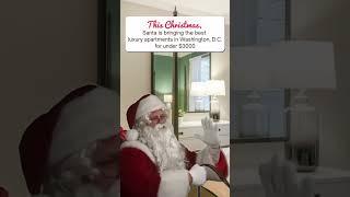 Look what Santa is bringing!!! Luxury apartments in Washington DC #shorts #studyabroad #usa #santa