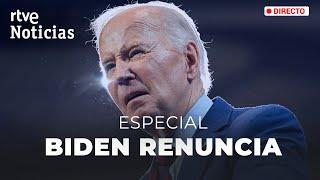 BIDEN: ESPECIAL INFORMATIVO tras el ANUNCIO de su RETIRADA de la CARRERA PRESIDENCIAL | RTVE