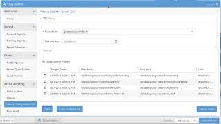 EASY AUDITOR 60 SECOND FEATURE OVERVIEW   WHERE DID MY FOLDER GO?