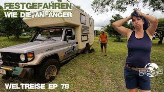 Dümmer geht´s nicht - versunken auf dem  Campinplatz | Overlanding Africa | Weltreise EP78